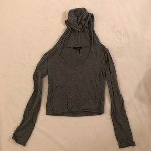 Gray sweatshirt